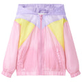 Kids'Hooded Jacket Polyester Light Pink 116 Kids' Outerwear Zip Multicolour