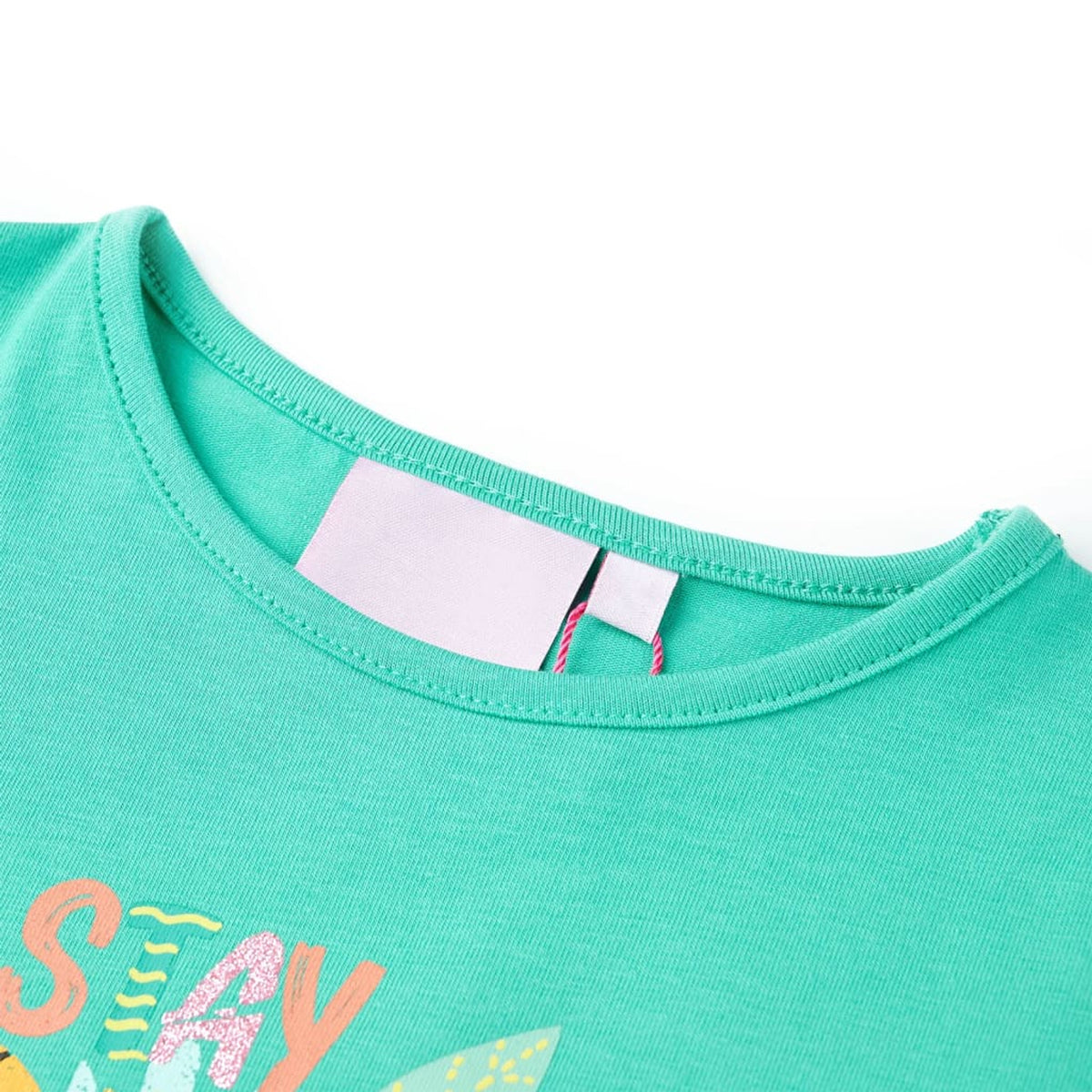 Kids T-Shirt Cotton Mint 128 Children's Top Kids Clothing Kids Wear Variant 2