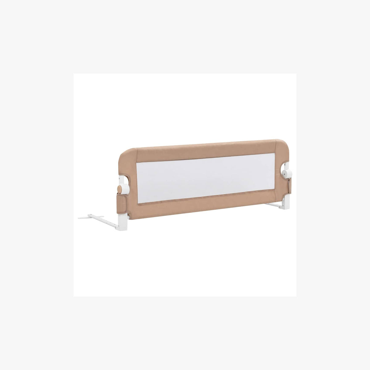 Toddler Safety Bed Rail Polyester Taupe 120 x 40.5 x 42 cm Child Bed Guard