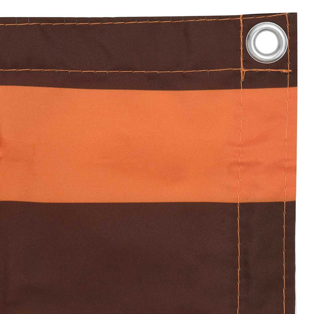 Balcony Screen Oxford Fabric Orange Waterproof UV Resistant 90 x 300 cm 90x300cm