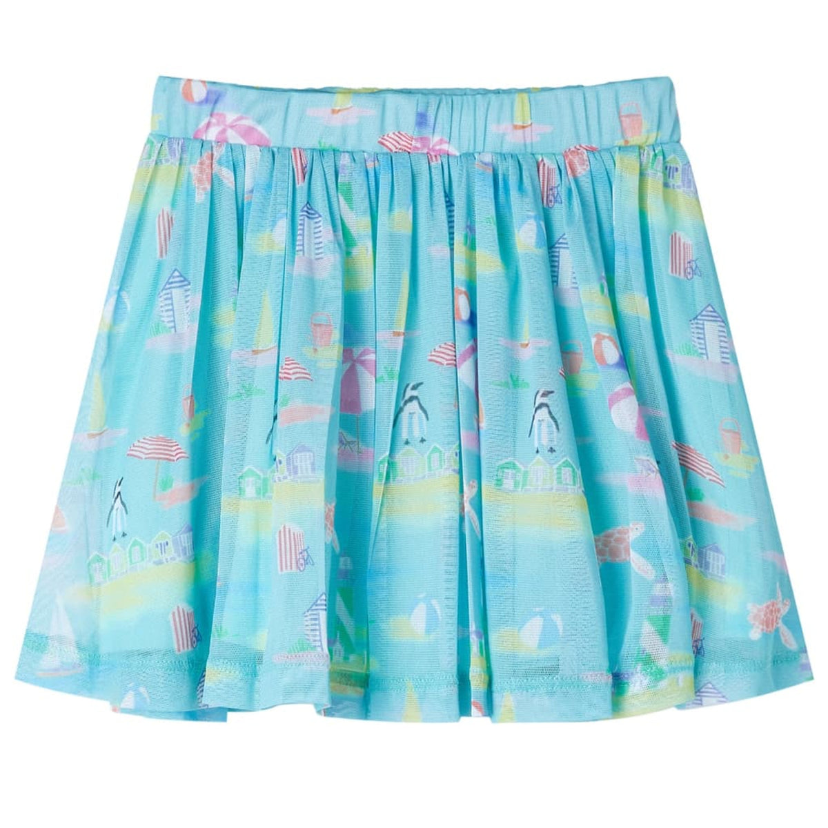 Kids'Pleated Skirt Light Aqua 128 Kids' Bottoms Kids' Bottom 128 (suitable for