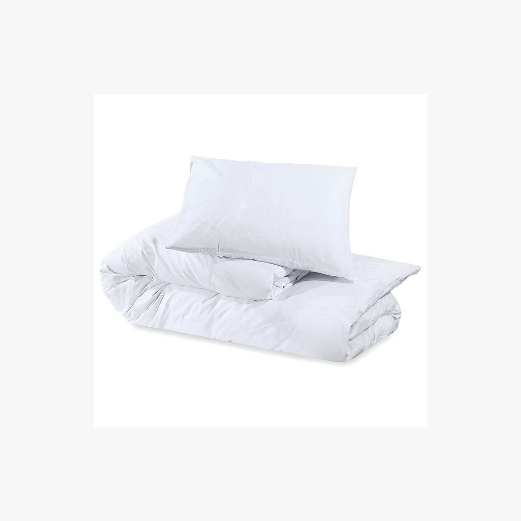 Duvet Cover Cotton White 220 x 240 cm Bedding Bed Linen Bedroom Quilt 220x240cm