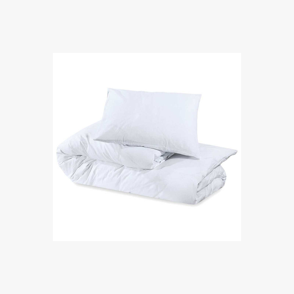 Duvet Cover Cotton White 220 x 240 cm Bedding Bed Linen Bedroom Quilt 220x240cm