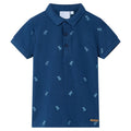Kids'Polo Shirt Dark Cotton Dark Blue 104 Kids Clothing Children's Wear 104