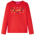 Kids T-Shirt Cotton Red 116 Children's Top Kids Clothing Kids Wear Variant 9