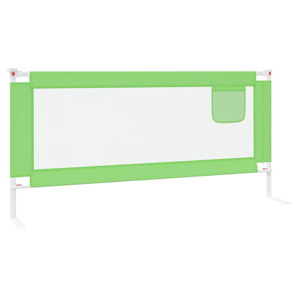 Toddler Safety Bed Rail Fabric (100% Polyester) Green 200 x 25 x 95 cm
