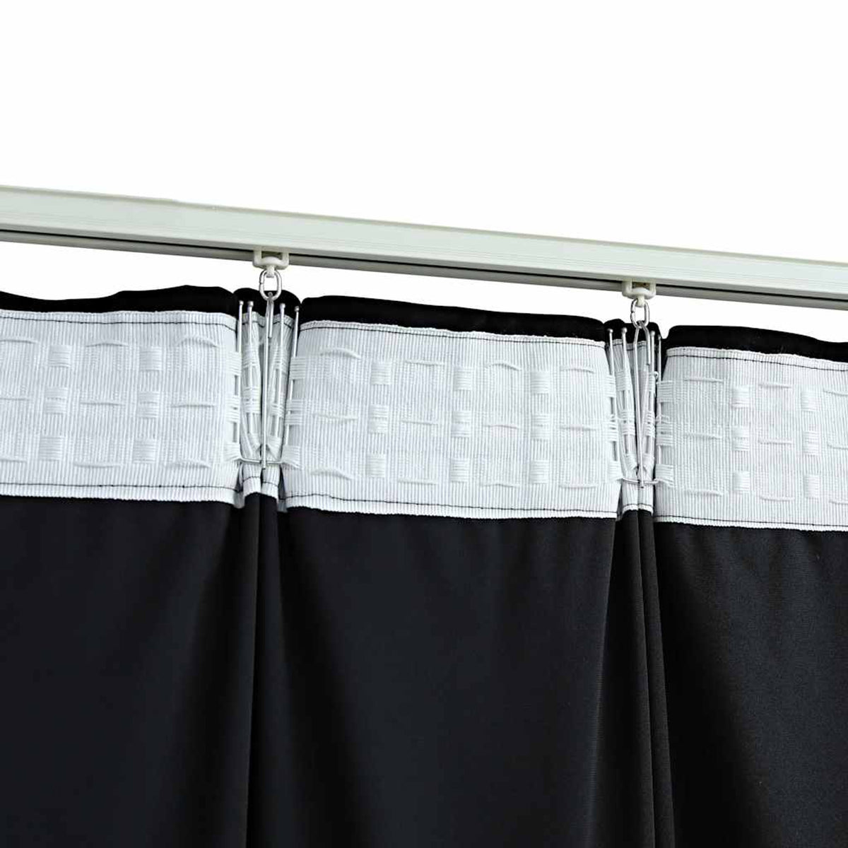 Blackout Curtain Velvet Black 140 x 175 cm Window Dressing Home Variant 2