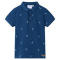 Kids'Polo Shirt Dark Cotton Dark Blue 92 Kids Clothing Children's Wear 92