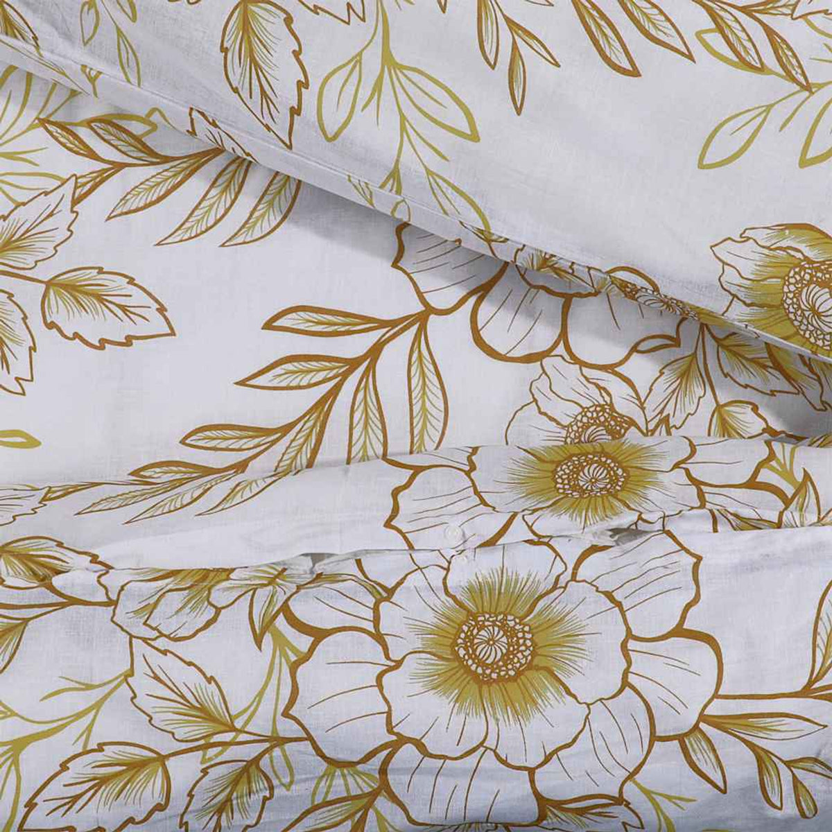 Duvet Cover Cotton White 200 x 200 cm Bedding Bed Linen Bedroom Variant 6