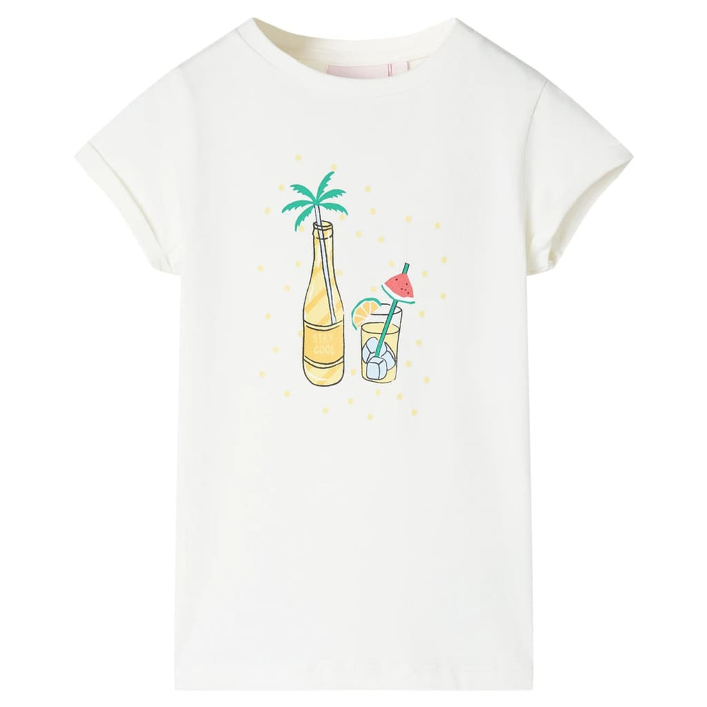 Kids T-Shirt Cotton Ecru 104 Children's Top Kids Clothing Kids Wear Variant 10
