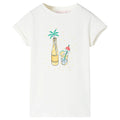 Kids T-Shirt Cotton Ecru 104 Children's Top Kids Clothing Kids Wear Variant 10