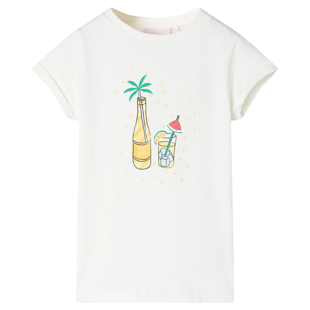 Kids T-Shirt Cotton Ecru 104 Children's Top Kids Clothing Kids Wear Variant 10