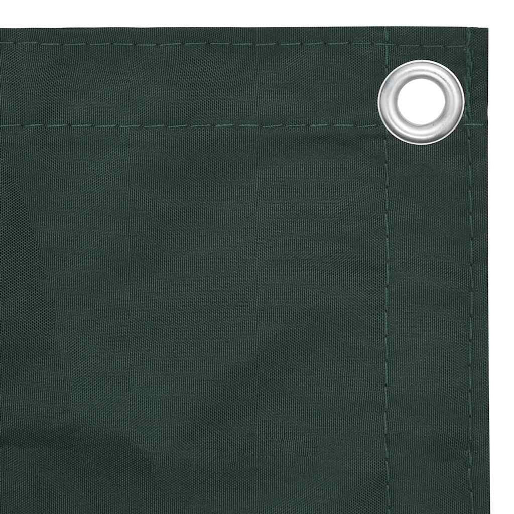Balcony Screen Dark Oxford Fabric Dark Green Waterproof UV Resistant 75 x 500