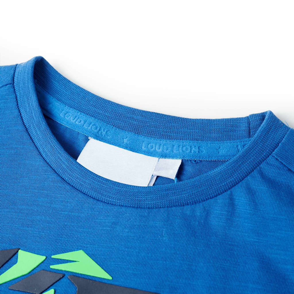 Kids T-Shirt Cotton Blue 104 Children's Top Kids Clothing Kids Wear Kids' Tops