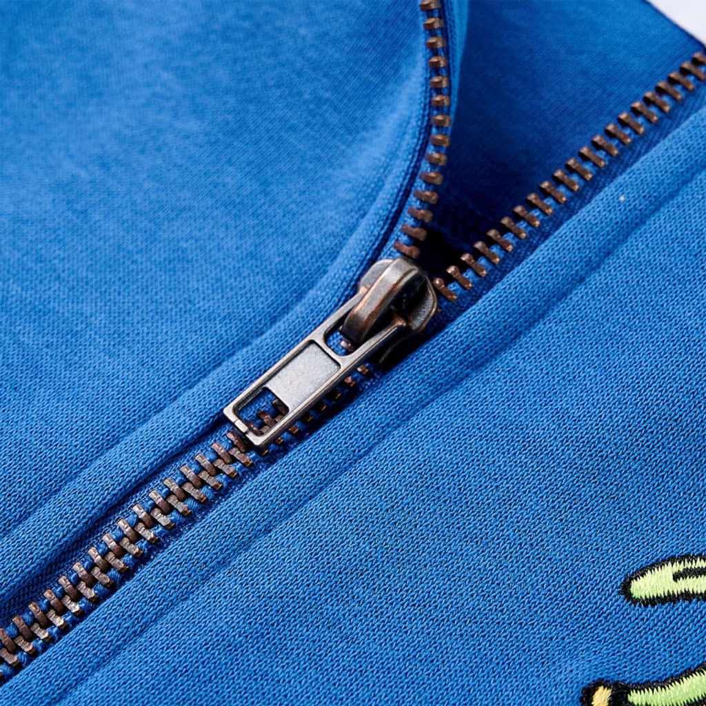 Sweatshirt Combed Cotton Blue 92 Kids Clothing Children's Top Kids Wear Zip 92