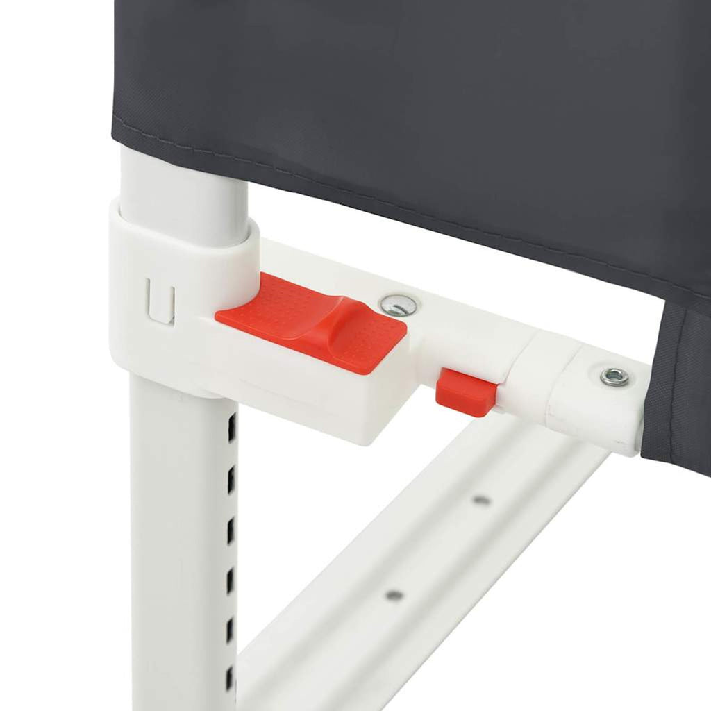 Toddler Safety Bed Rail Dark Fabric (100% Polyester) Dark Grey 140 x 25 x 95