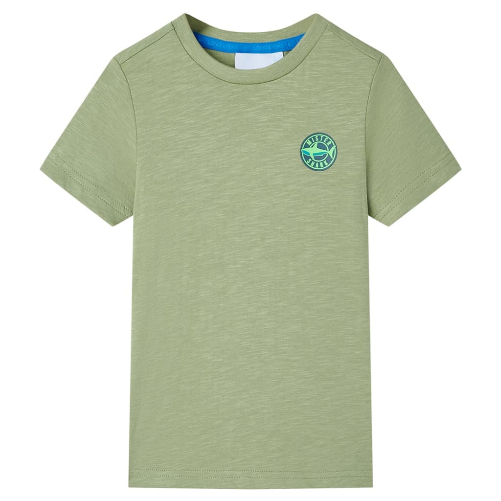 Kids T-Shirt Cotton Light Khaki 128 Children's Top Kids Clothing Variant 5