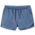 Shorts Cotton Denim Blue 128 Kids' Bottoms Kids' Bottom Kids'Shorts 128