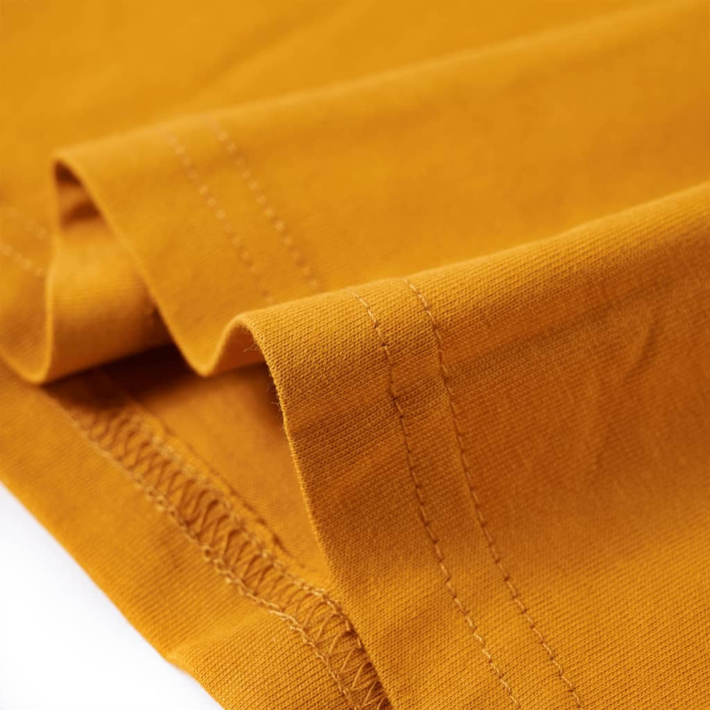 Kids T-Shirt Cotton Ochre 104 Children's Top Kids Clothing Kids Wear Variant 5