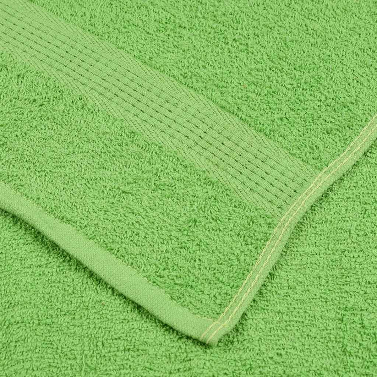 Towel Cotton Apple Green 100 x 50 cm Bathroom Bath Linen Home Towels 4 pcs