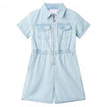 Kids' Clothing Cotton Soft Blue 104 Kids'Onesie Short 104 (suitable for 3-4