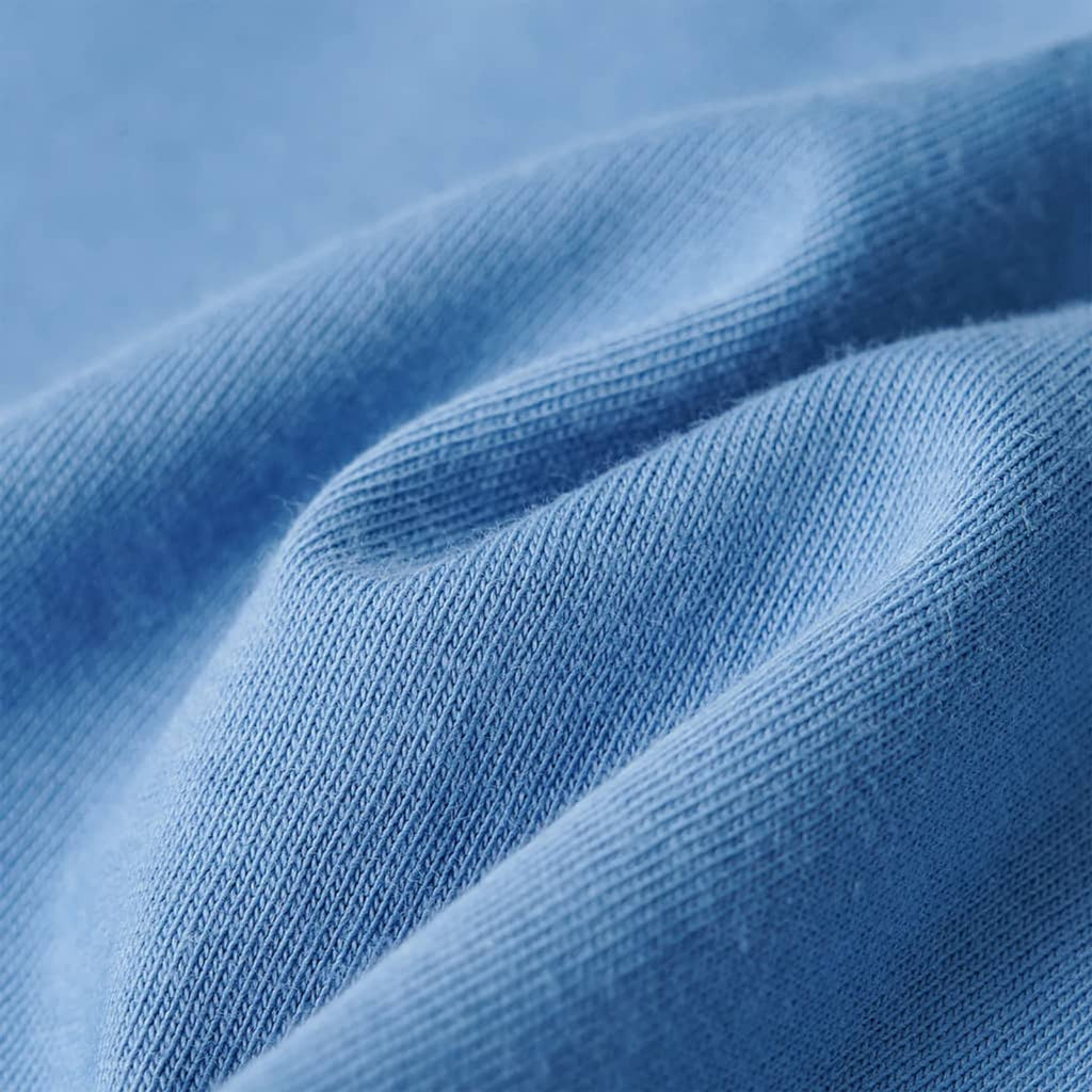 Kids T-Shirt Cotton Medium Blue 104 Children's Top Kids Clothing Kids Wear 104