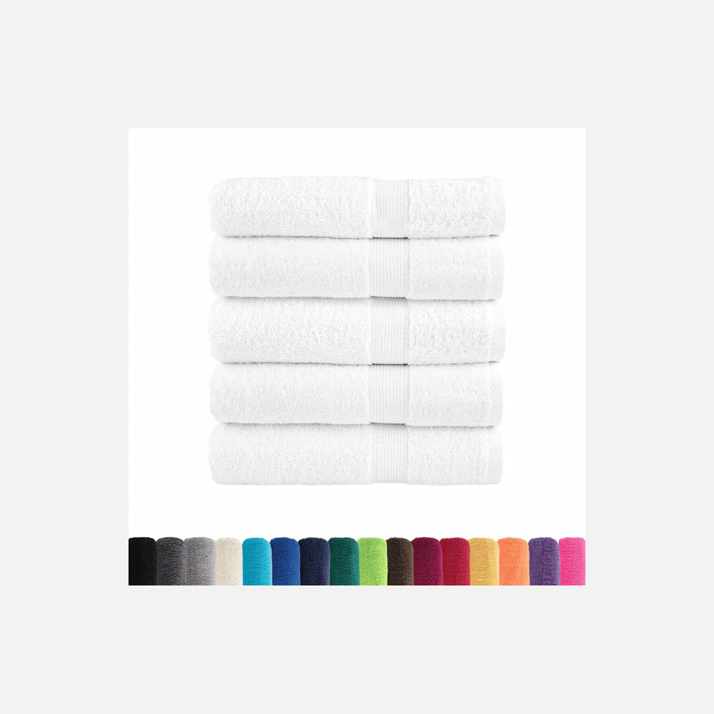 Towel Cotton White 150 x 100 cm Bathroom Bath Linen Home Towels 25 Variant 2