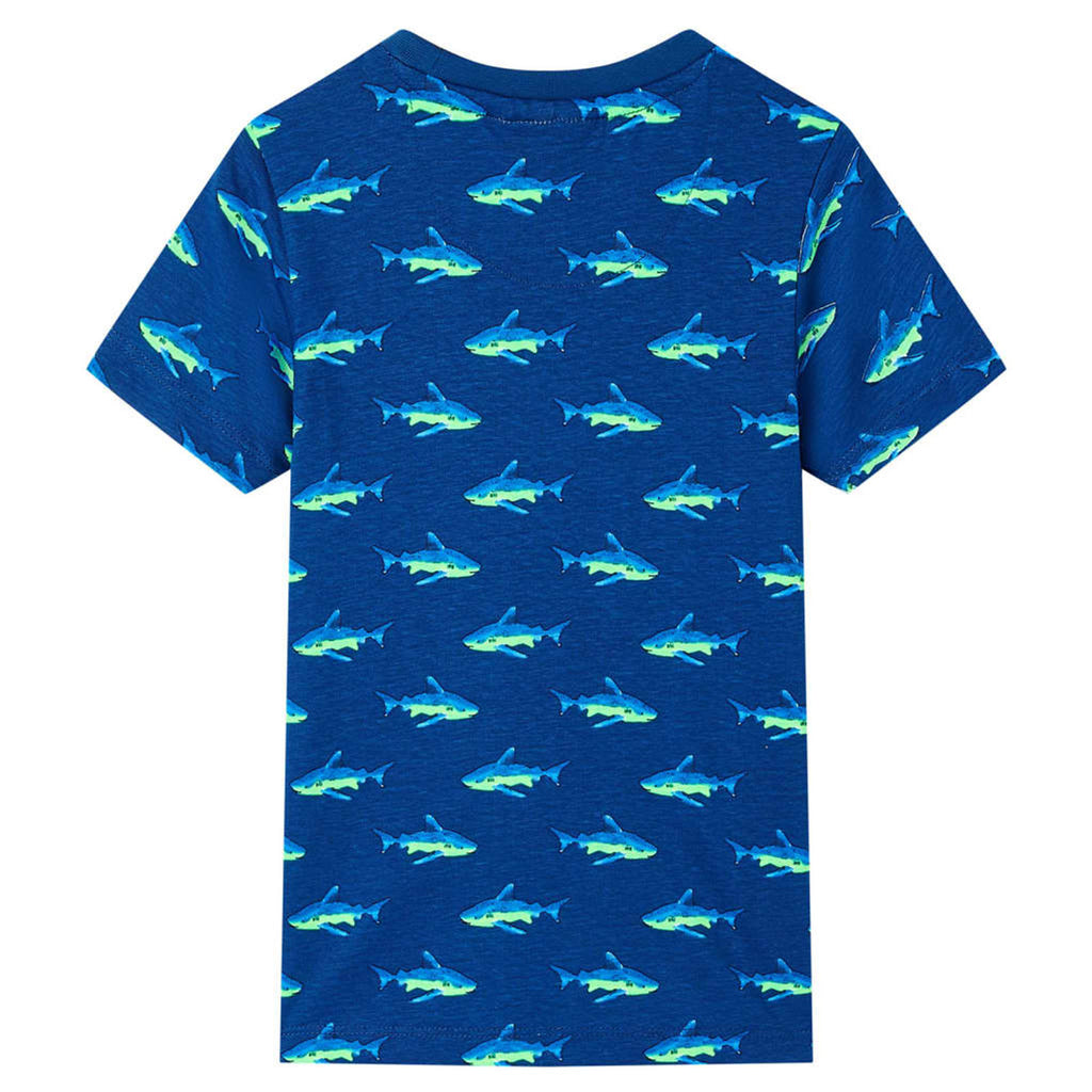 Kids T-Shirt Cotton Dark Blue 92 Children's Top Kids Clothing Kids Variant 4
