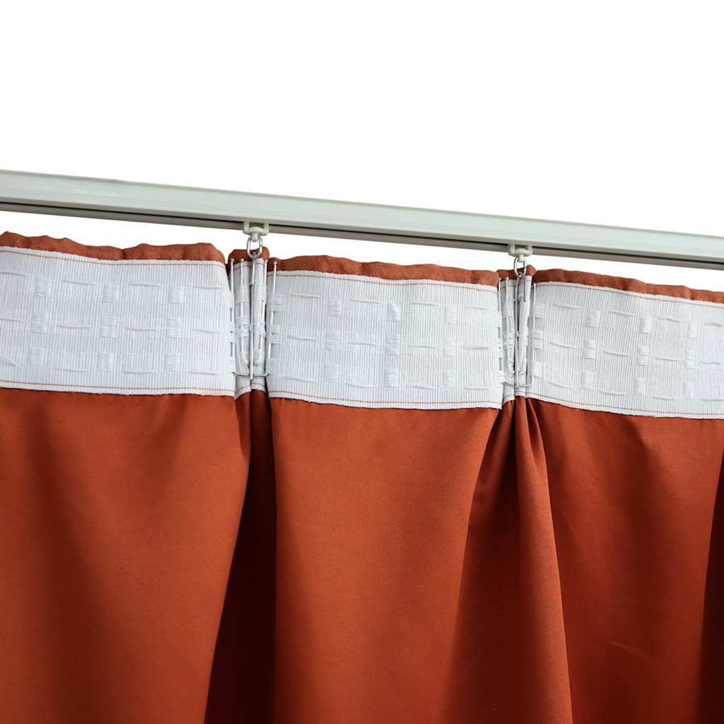 Blackout Curtain Polyester Rust 140 x 175 cm Window Dressing Home Variant 2
