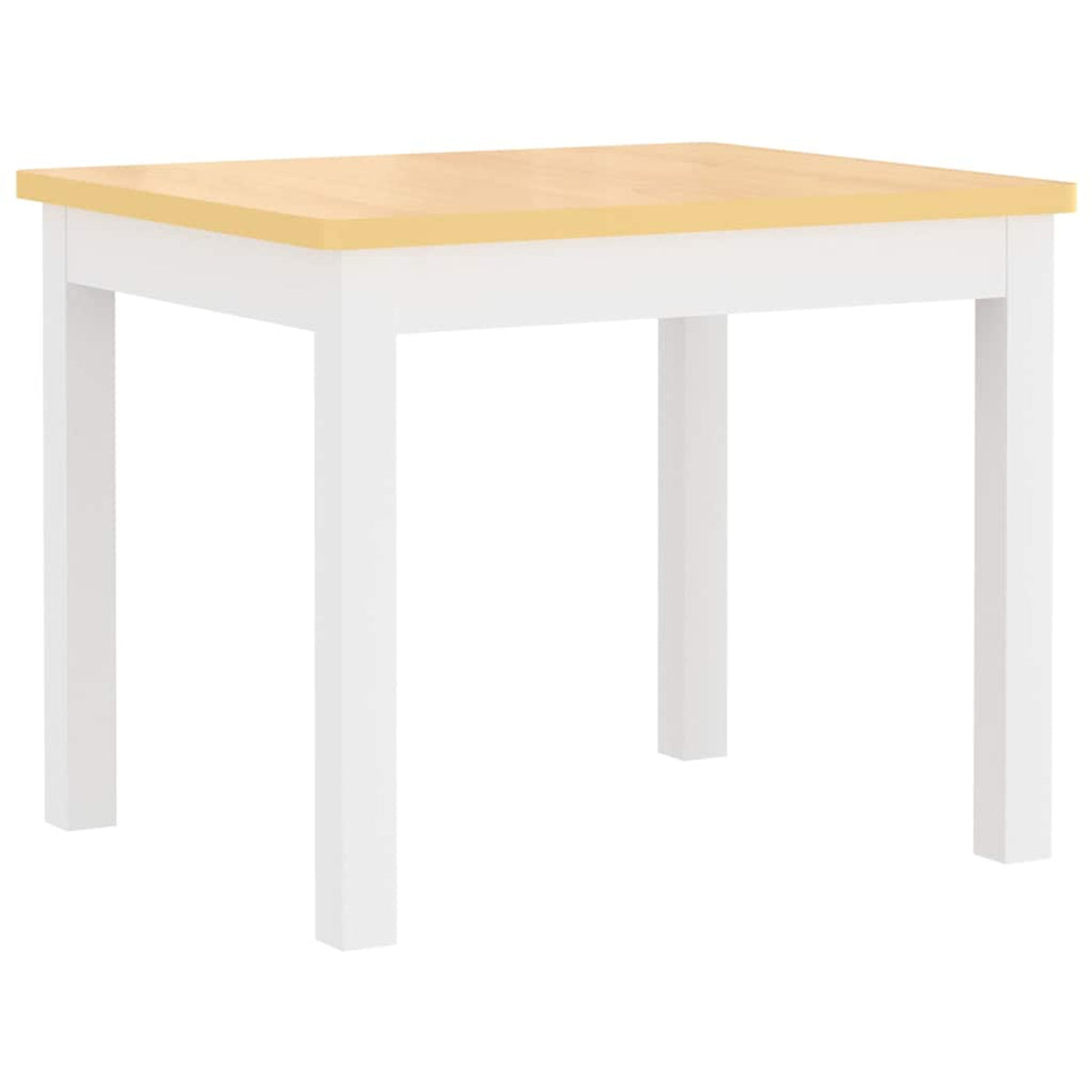 Table Mdf White 60 x 50 x 48 cm Furniture Home Dining Baby Toddler Variant 4