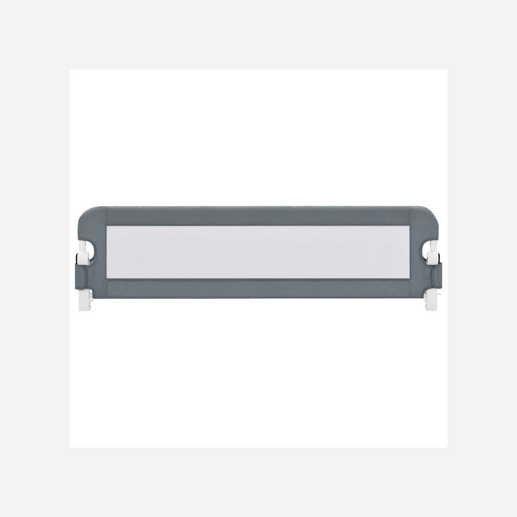 Toddler Safety Bed Rail Polyester Grey 120 x 40.5 x 42 cm Child Bed Guard 5x42cm