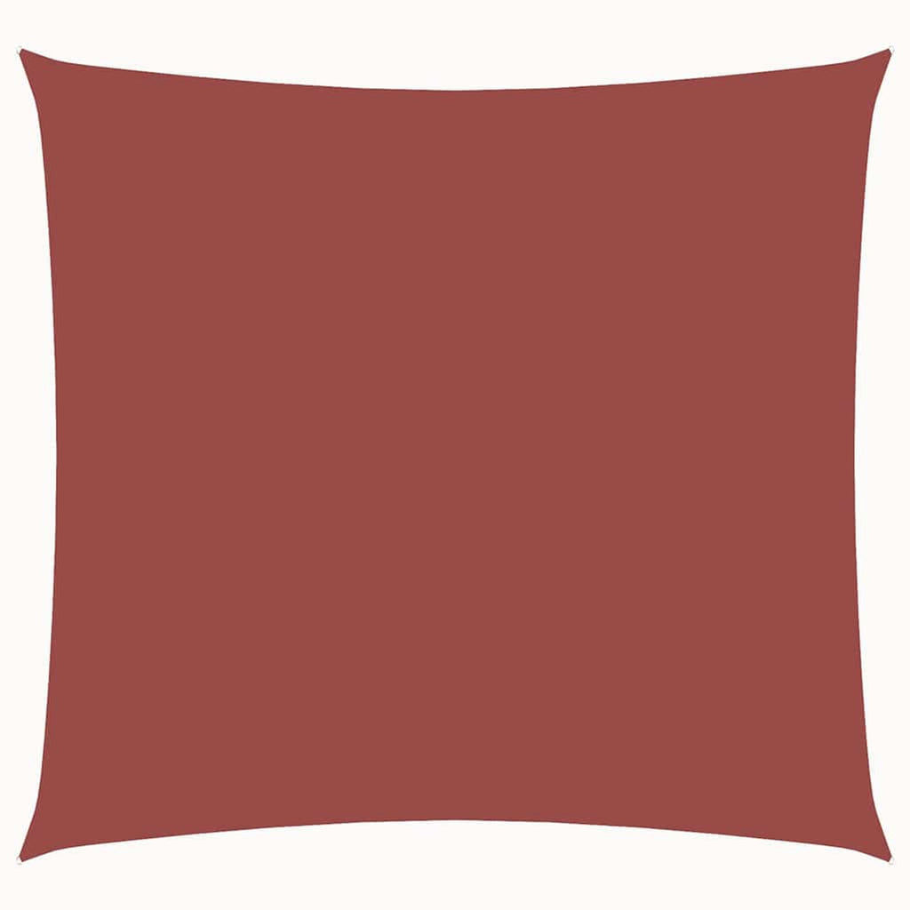 Sunshade Sail Oxford Fabric Terracotta Water Resistant UV Resistant 250 x 250