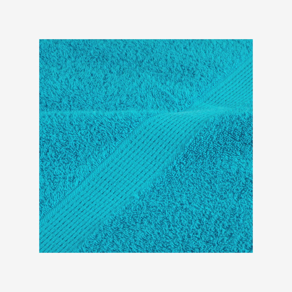 Towel Cotton Turquoise 200 x 80 cm Bathroom Bath Linen Home Towels Variant 2
