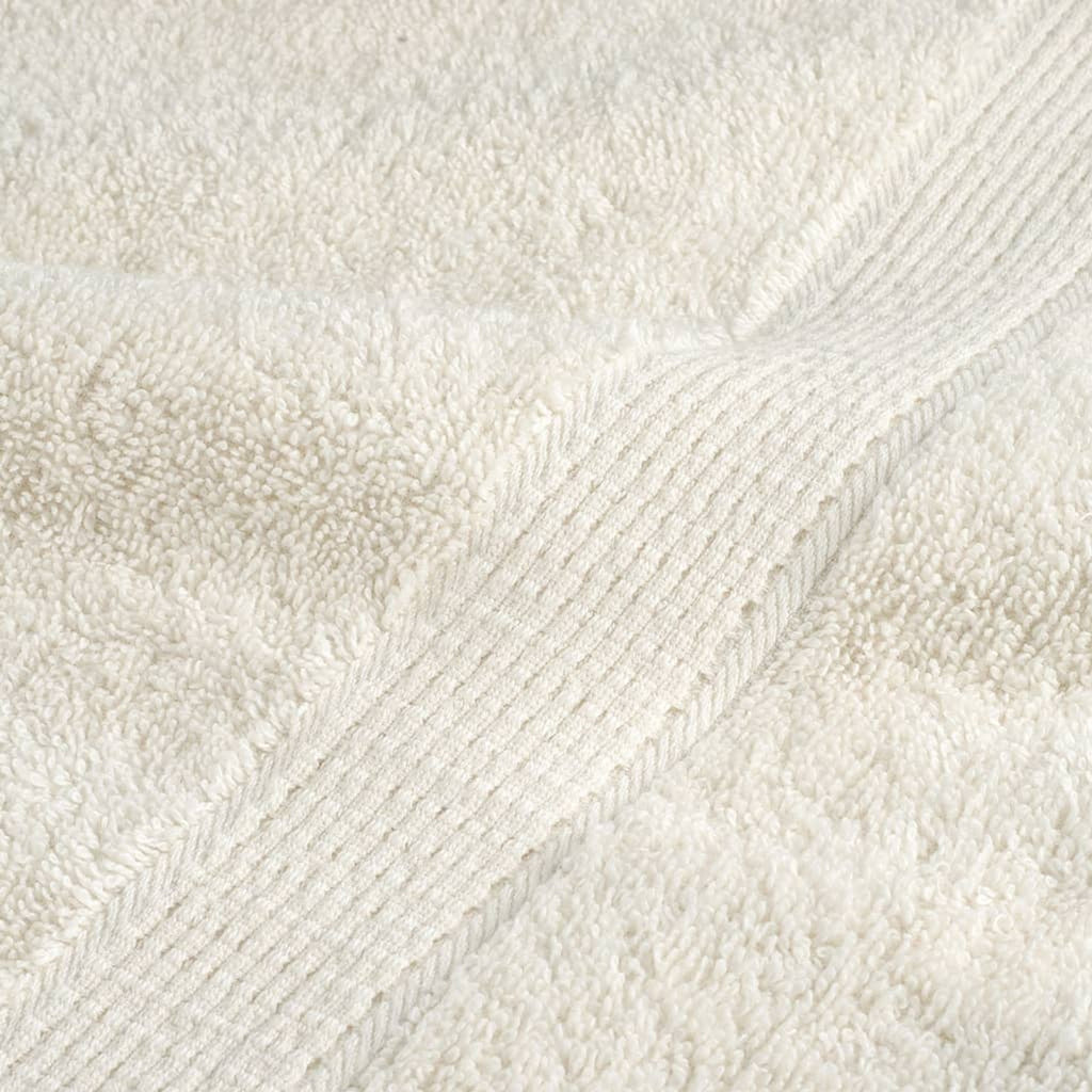 Towel Cotton Cream 30 x 30 cm Bathroom Bath Linen Home Towels 4 pcs Variant 2