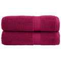 Towel Cotton Bordeaux 140 x 70 cm Bathroom Bath Linen Home Towels 2 Variant 2