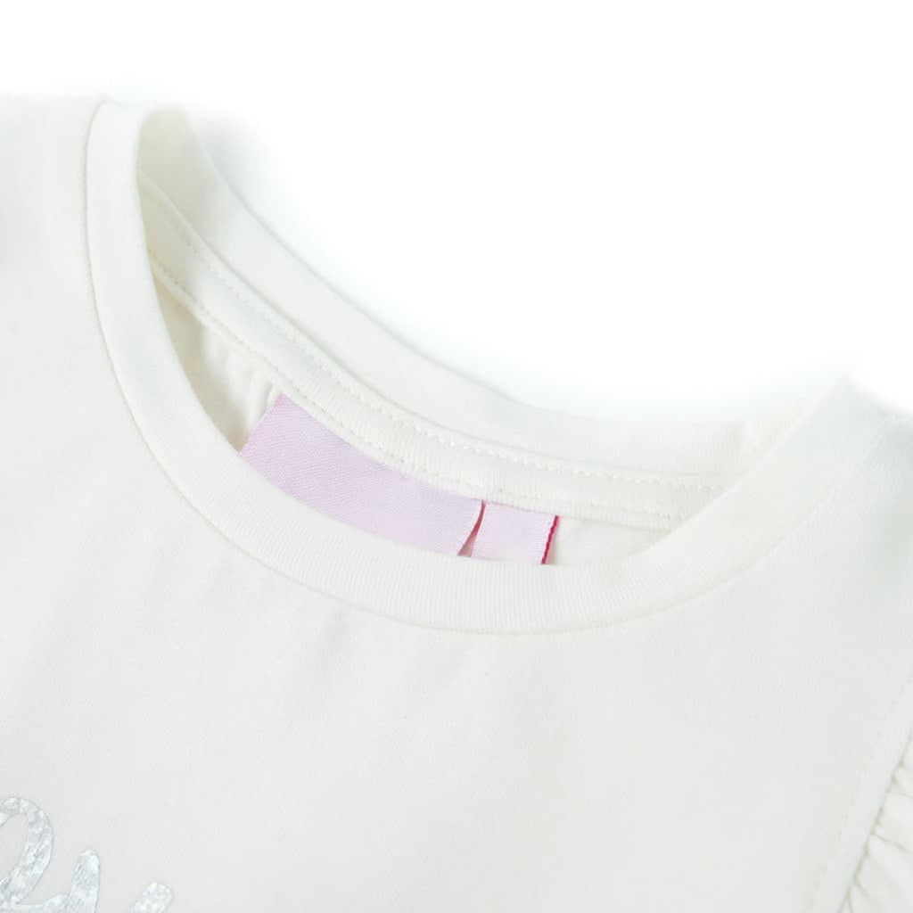 Kids T-Shirt Cotton White 116 Children's Top Kids Clothing Kids Wear Kids'