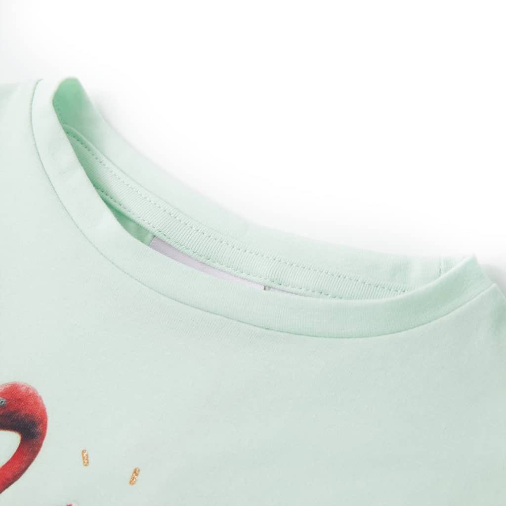 Kids T-Shirt Cotton Light Mint 128 Children's Top Kids Clothing Kids Variant 3