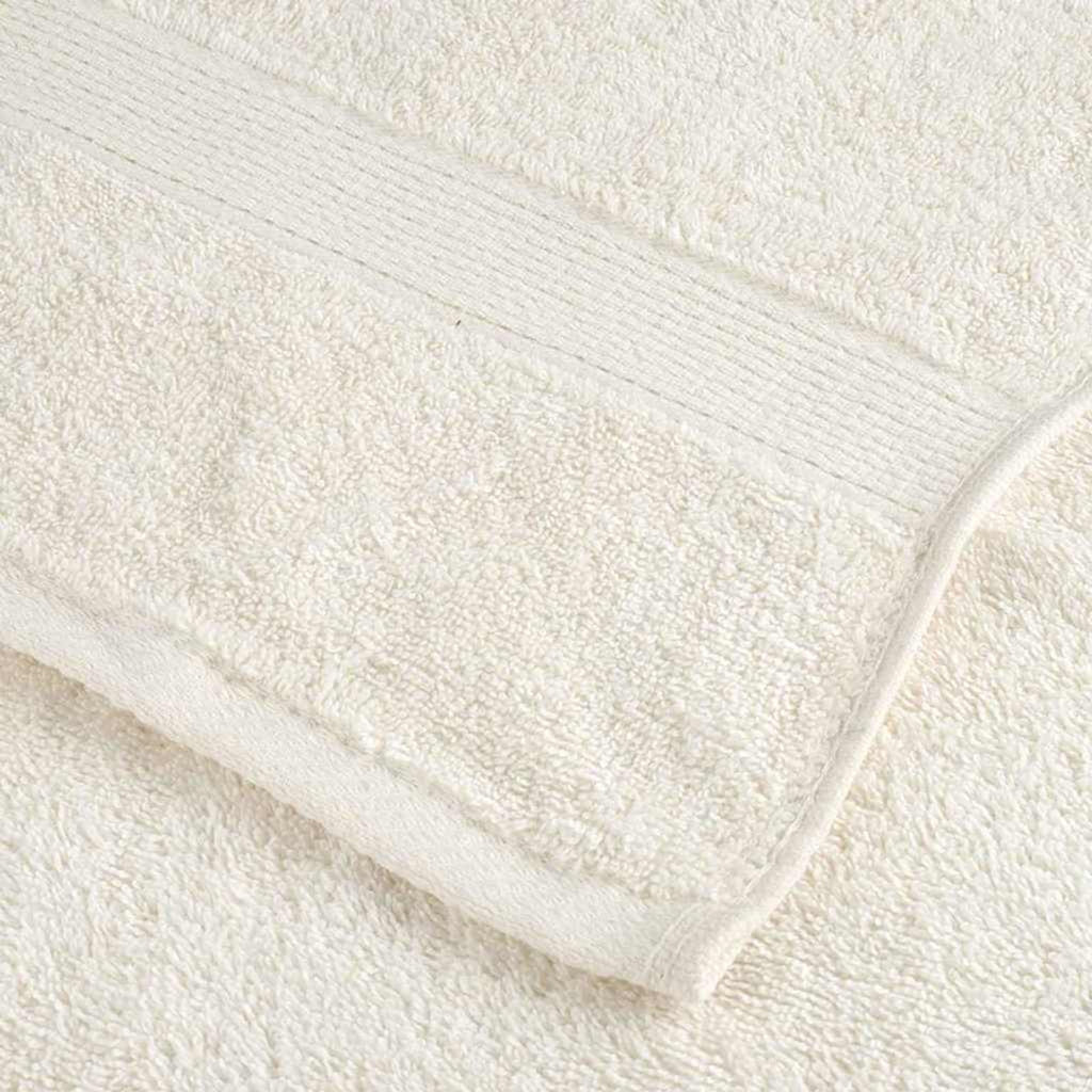 Towel Cotton Cream 15 x 21 cm Bathroom Bath Linen Home Towels 2 pcs Guest