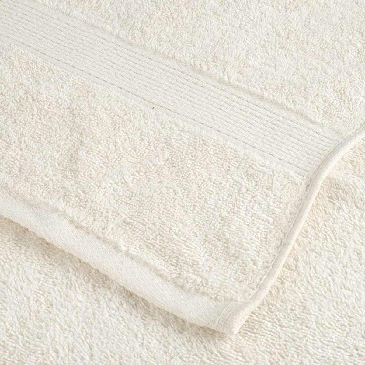 Towel Cotton Cream 15 x 21 cm Bathroom Bath Linen Home Towels 2 pcs Guest