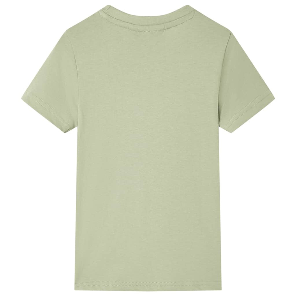 Kids T-Shirt Cotton Light Khaki 116 Children's Top Kids Clothing Kids Wear