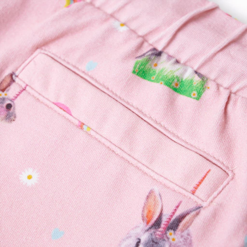 Shorts Cotton Light Pink 128 Kids' Bottoms Kids' Bottom Kids'Shorts Drawstring
