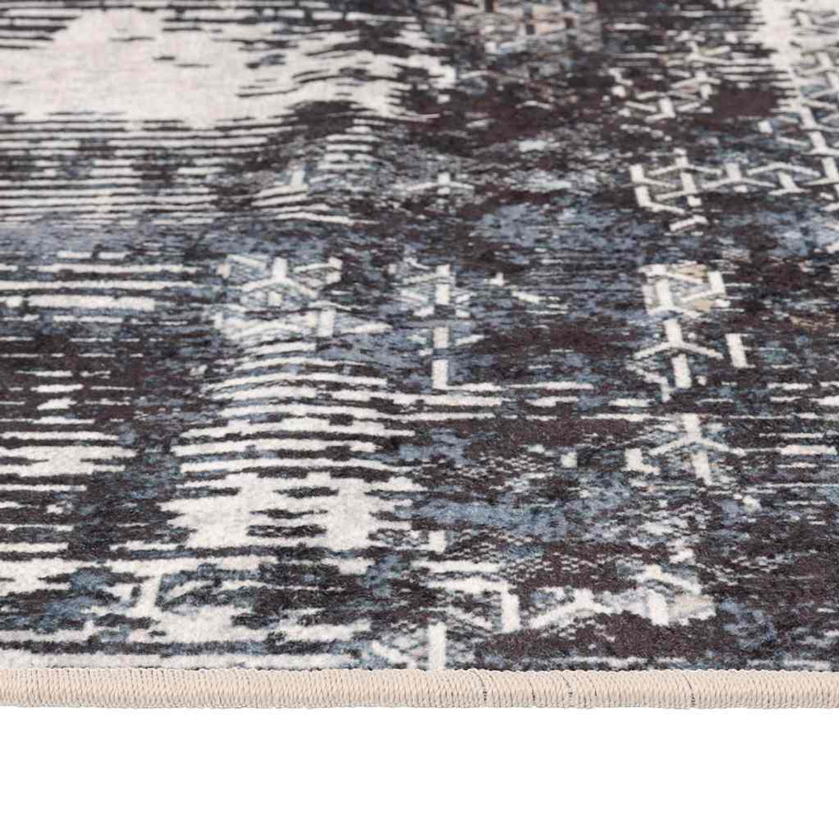 Rug Polyester Multicolour 80 x 0.4 x 150 cm Floor Mat Home Decor Variant 3