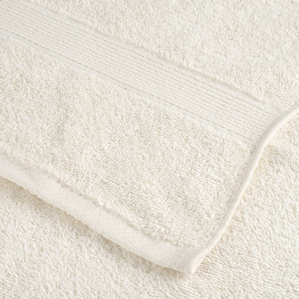Towel Cotton Cream 30 x 30 cm Bathroom Bath Linen Home Towels 2 pcs Variant 2