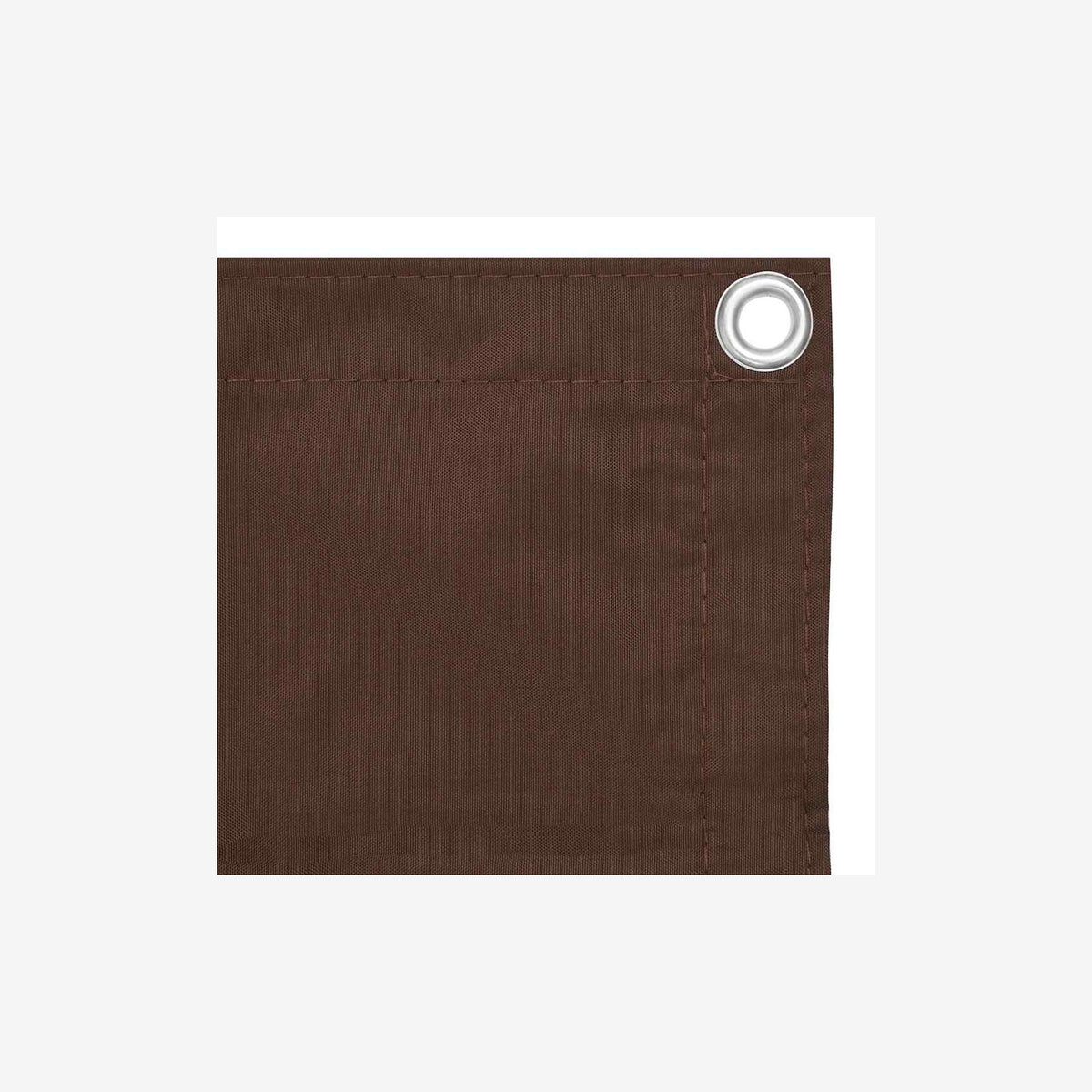 Balcony Screen Oxford Fabric Brown Waterproof UV Resistant 75 x 400 cm 75x400cm