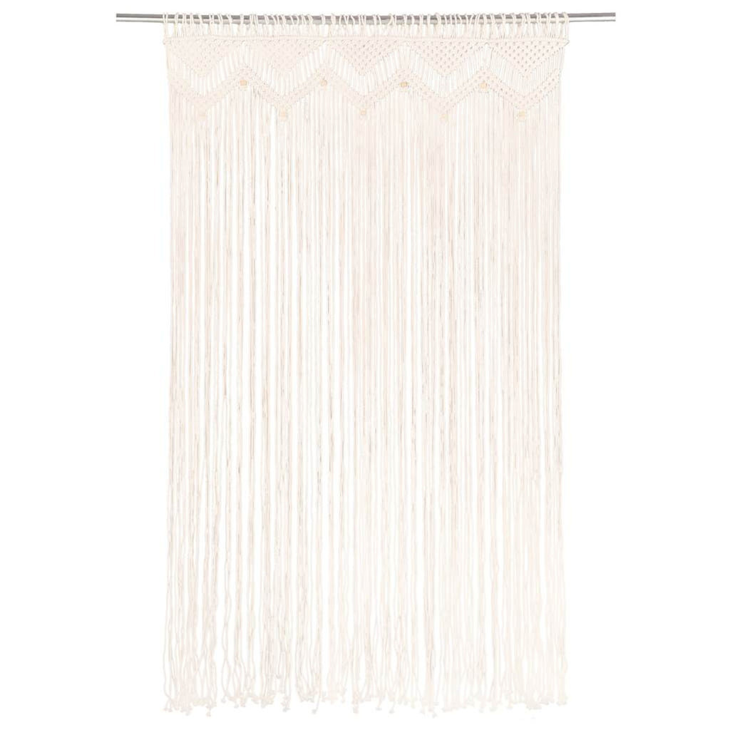 Curtain Cotton Cream 240 x 140 cm Window Dressing Home Furnishings Variant 2