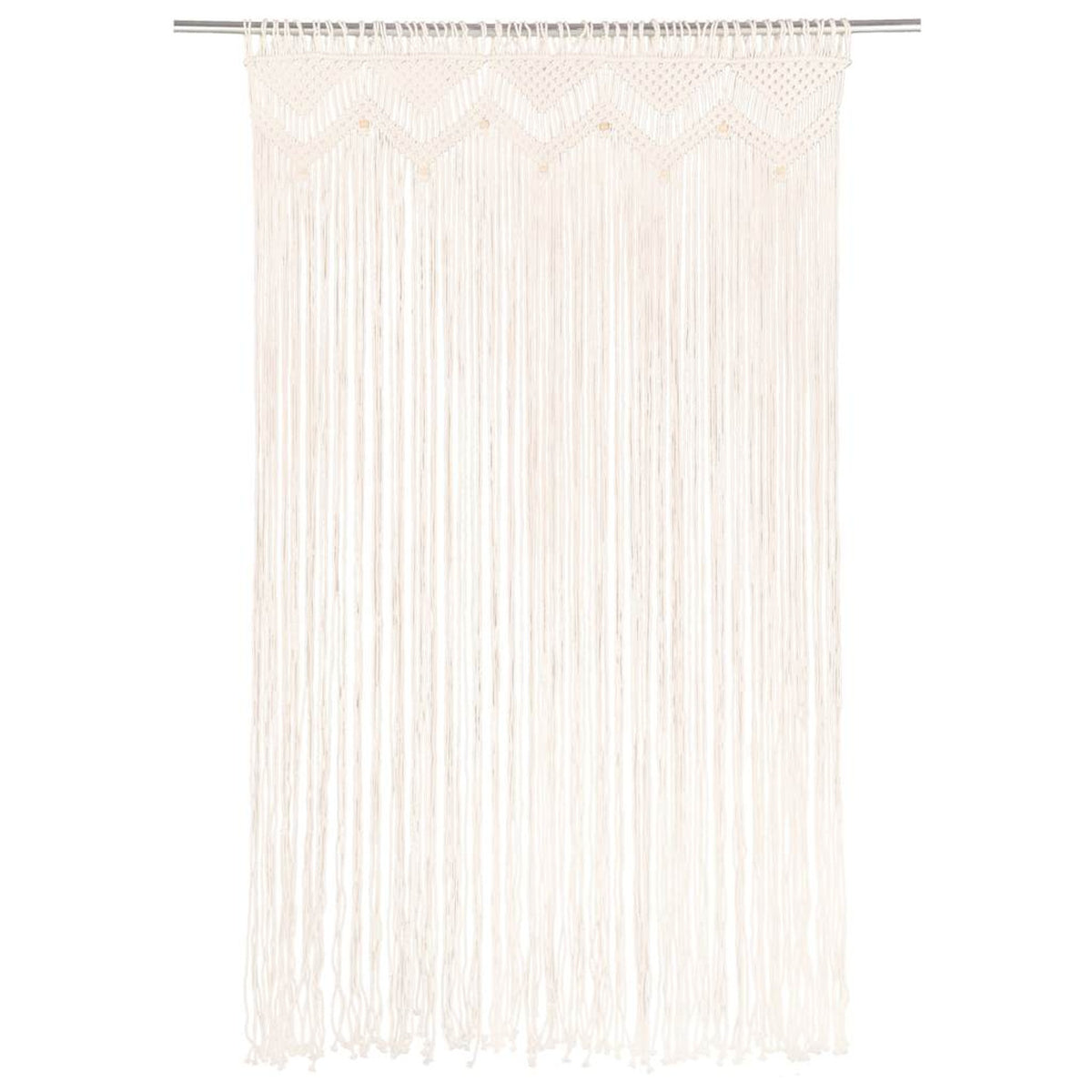Curtain Cotton Cream 240 x 140 cm Window Dressing Home Furnishings Variant 2