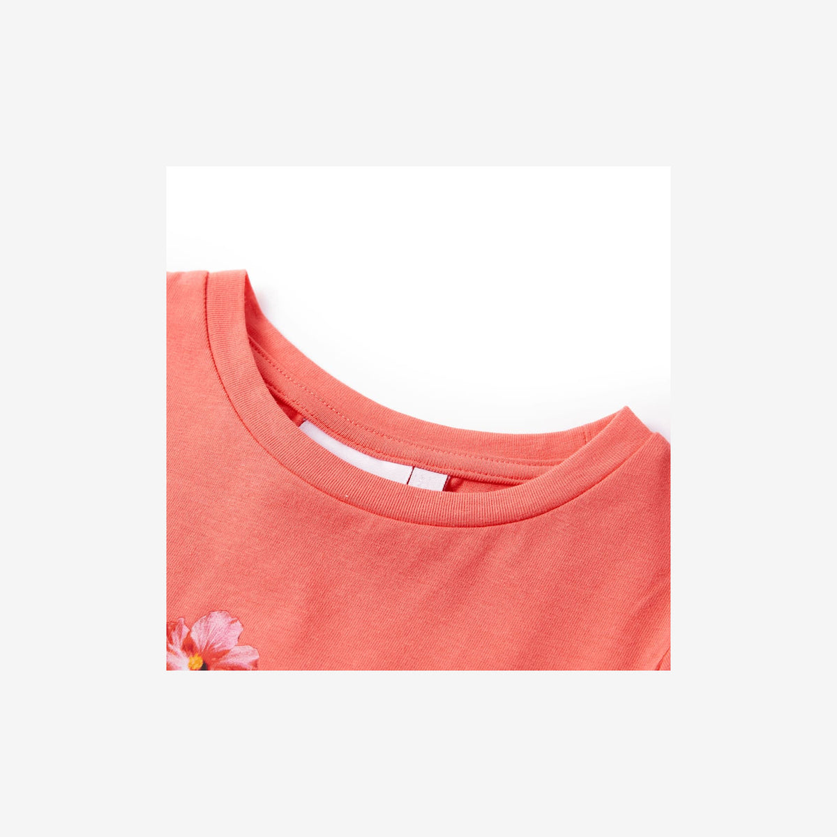 Kids T-Shirt Cotton Coral 128 Children's Top Kids Clothing Kids Wear Variant 2