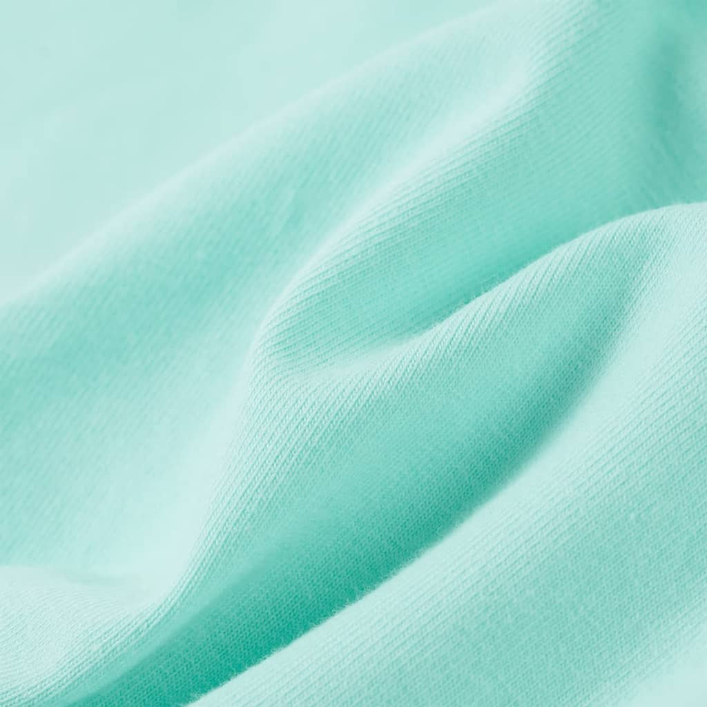 Kids T-Shirt Cotton Light Aqua 128 Children's Top Kids Clothing Kids Variant 4