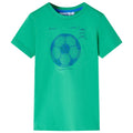 Kids T-Shirt Cotton Green 116 Children's Top Kids Clothing Kids Wear Variant 3