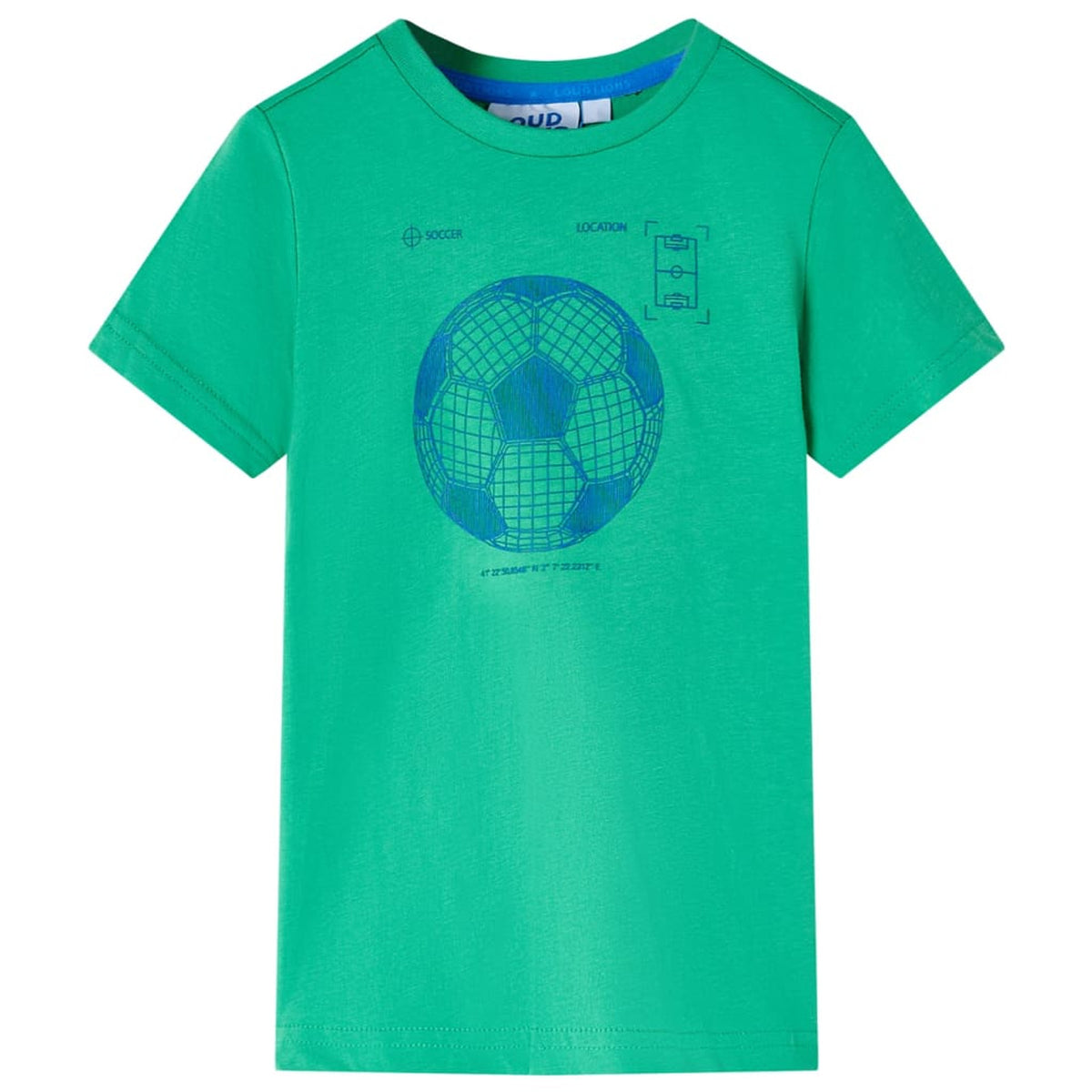 Kids T-Shirt Cotton Green 116 Children's Top Kids Clothing Kids Wear Variant 3